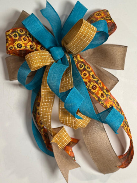 #1015 Fall Bow, Lantern Bow, Wreath Bow