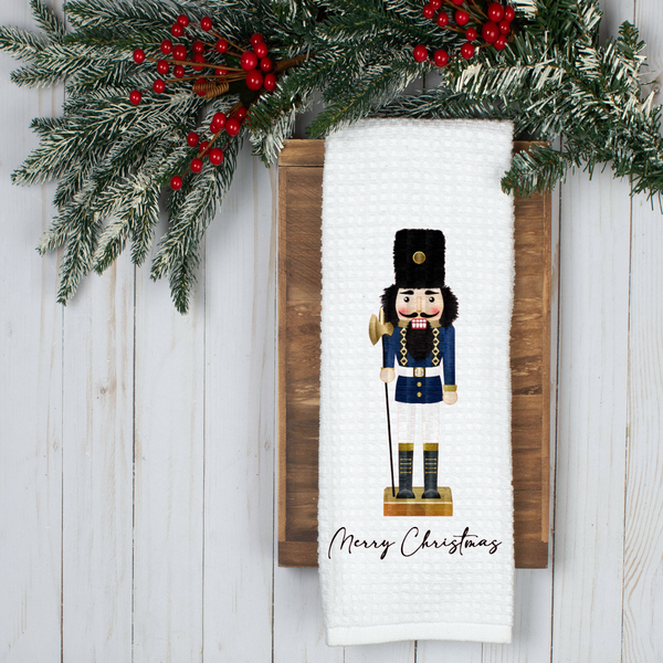 #2 Holiday Nutcracker, Holiday Tea Towel, Christmas Kitchen Décor, Christmas Party Décor