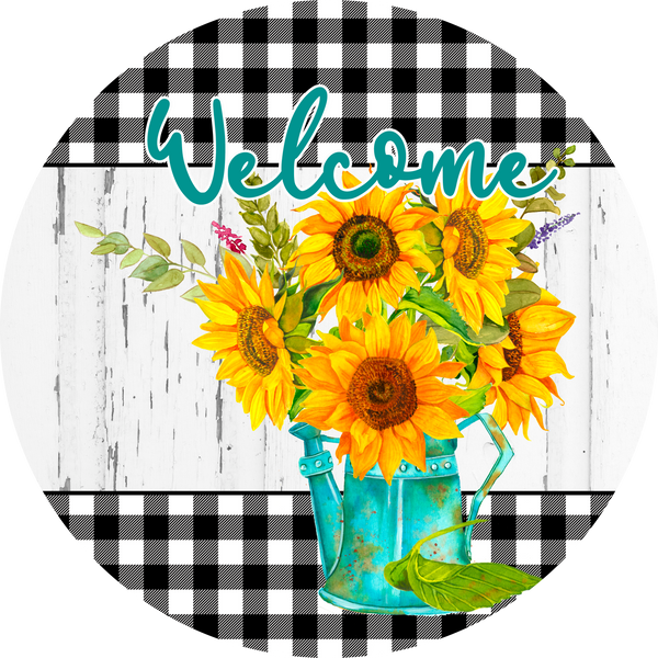 Welcome Sign, Summer Sign, Fall Sign, Wreath Attachment, Wreath Sign