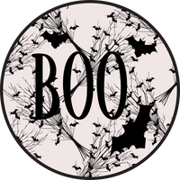Boo and Bats Sign,  Wreath Sign, Wreath Center, Wreath Attachment