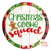Christmas Cookie Sign, Cookies, Wreath Sign, Wreath Center