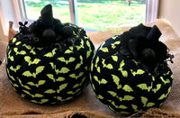 Fabric Halloween Pumpkins