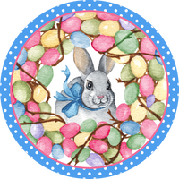 Easter Bunnies, Easter Eggs, Wreath Center, Wreath Attachment