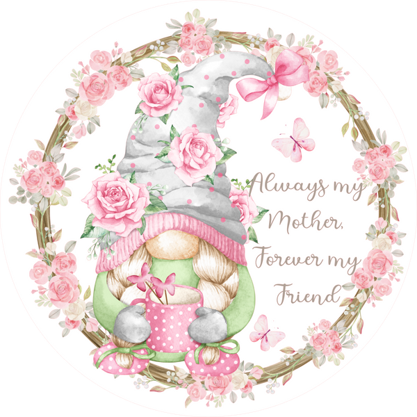 Happy Mothers Day Sign, Wreath Sign, Wreath Center,