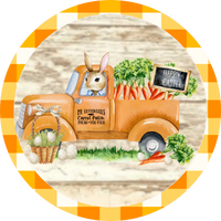 Happy Easter, Orange Truck Design, Carrot Patch, Wreath Center, Wreath Attachment, Door Décor