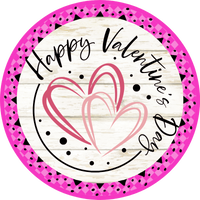 Happy Valentines Day, Valentine Sign, Love Sign, Wreath Attachment, Wreath Center