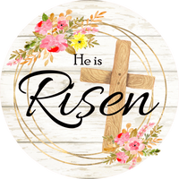 He is Risen Sign, Wreath Sign, Wreath Center, Wreath Attachment