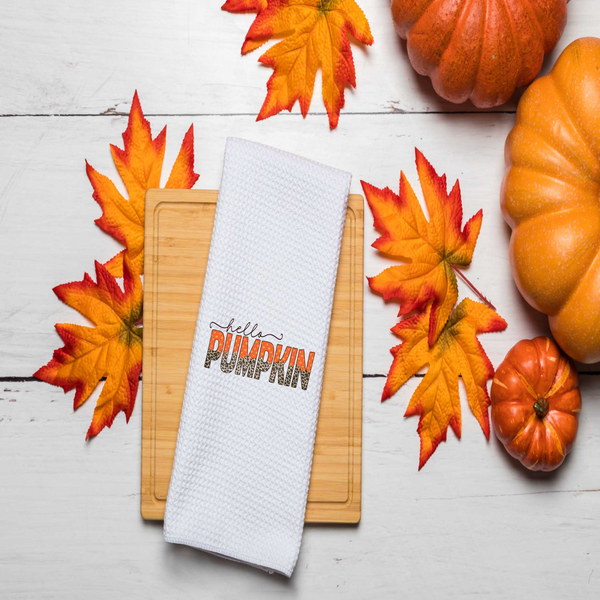 Hello Pumpkin Design,  Fall Kitchen Décor, Fall Party Décor, Fall Hostess Gift