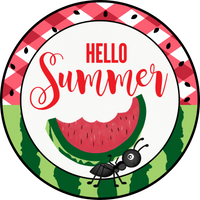 Watermelon Sign, Ant, Wreath Center, Wreath Attachment