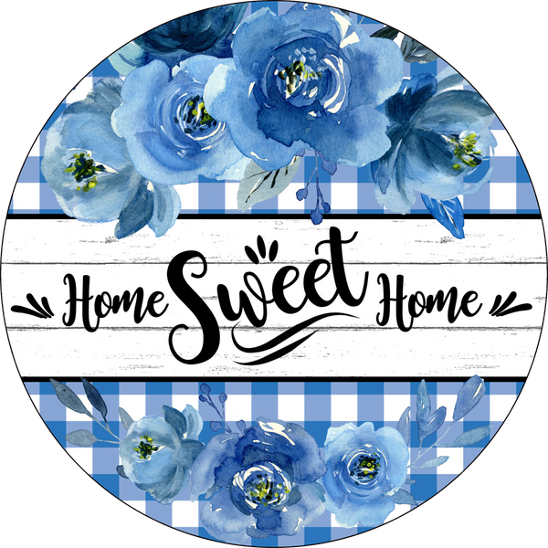 Home Sweet Home Sign, Wreath Attachment, Wreath Sign, Wreath Center