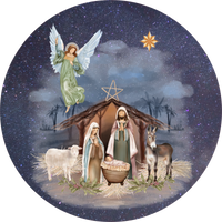 Nativity Sign, Holiday Sign. Christmas Sign, Wreath Sign, Wreath Supplies, Wreath Center