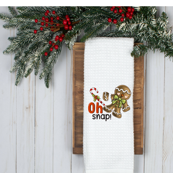 Oh Snap Gingerbread Design, Christmas Kitchen Décor, Christmas Party Décor