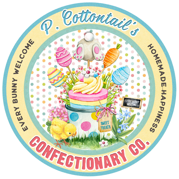 P Cottontail Design, Every Bunny Welcome, Bunny Design, Whimsical Bunny, Spring Easter Design, Wreath Center, Wreath Attachment