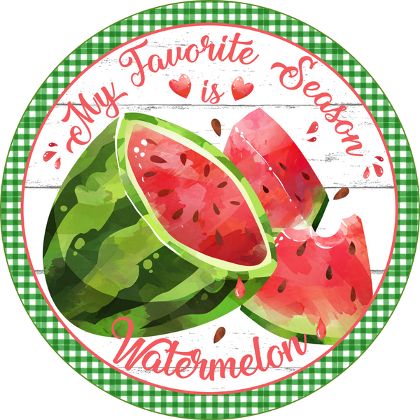 Watermelon Sign, Wreath Supplies, Wreath Center, Wreath Attachment