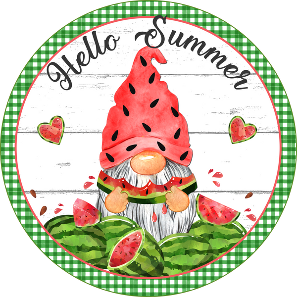 Watermelon Sign, Wreath Supplies, Wreath Center, Wreath Attachment