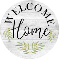 Welcome Home, Everyday Sign, Wreath Center, Wreath Attachment